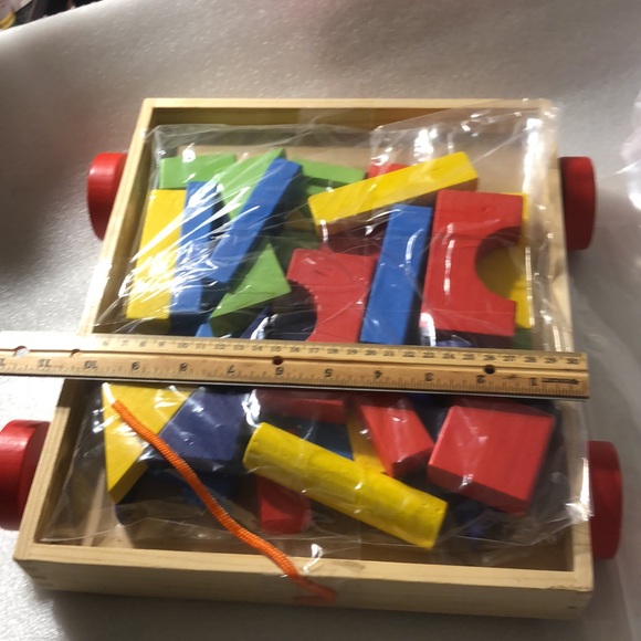 blocks Pattern wooden Blocks Build Math tiles manipulatives shapes - Picture 8 of 9